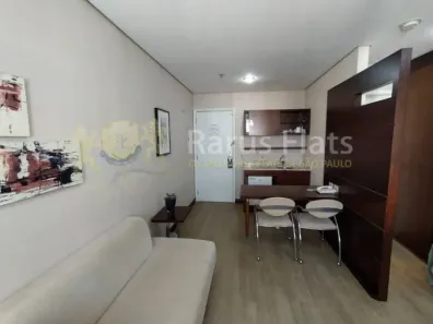 Flat com 1 Quarto para alugar, 27m² no Chácara Santo Antônio (Zona Sul), São Paulo