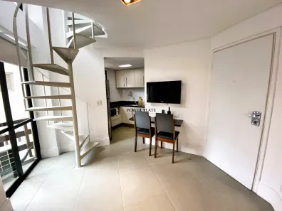 Flat com 1 Quarto para alugar, 40m² no Itaim Bibi, São Paulo