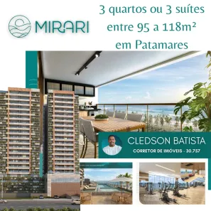 Apartamento com 3 Quartos à venda, 95m² no Patamares, Salvador