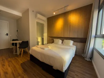 Apartamento com 1 Quarto para alugar, 24m² no Brooklin Paulista, São Paulo