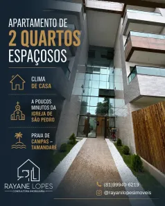 Apartamento com 2 Quartos à venda, 70m² no Tamandaré, Praia de Tamandaré