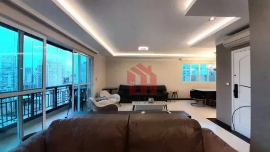 Apartamento com 3 Quartos para alugar, 198m² no Gonzaga, Santos