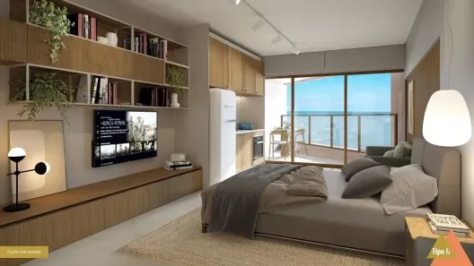 Apartamento com 1 Quarto à venda, 50m² no Pina, Recife
