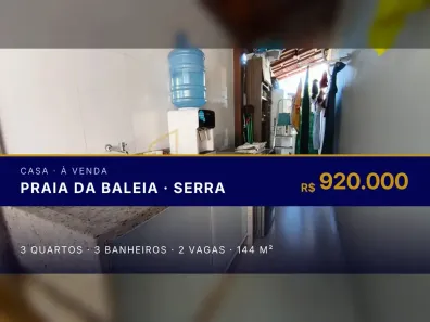 Casa com 3 Quartos à venda, 102m² no Praia da Baleia, Serra