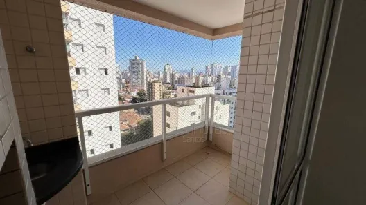 Apartamento com 3 Quartos para alugar, 77m² no Ponta da Praia, Santos