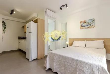 Flat com 1 Quarto para alugar, 26m² no Santo Amaro, São Paulo