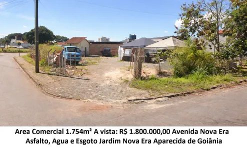 Lote/Terreno à venda, 1754m² no Jardim Nova Era, Aparecida de Goiânia
