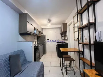 Apartamento com 1 Quarto para alugar, 28m² no Jardim Caravelas, São Paulo
