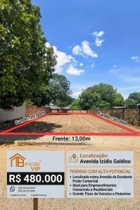 Lote/Terreno à venda, 390m² no Senador Hélio Campos, Boa Vista