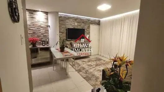 Apartamento com 2 Quartos à venda, 72m² no Encruzilhada, Santos