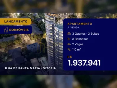 Apartamento com 3 Quartos à venda, 110m² no Ilha de Santa Maria, Vitória