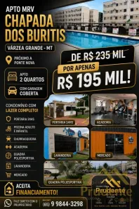 Apartamento com 2 Quartos à venda, 40m² no Ponte Nova, Várzea Grande