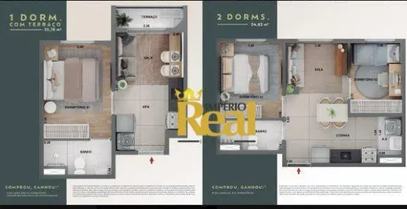 Apartamento com 2 Quartos à venda, 45m² no Parque Residencial da Lapa, São Paulo