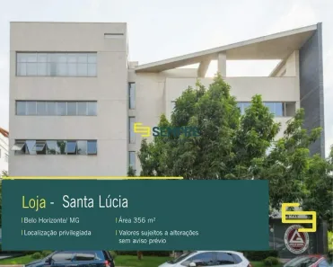 Ponto Comercial à venda, 357m² no Santa Lúcia, Belo Horizonte