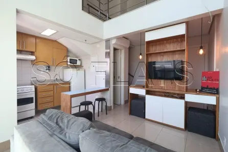 Flat com 1 Quarto para alugar, 42m² no Moema, São Paulo