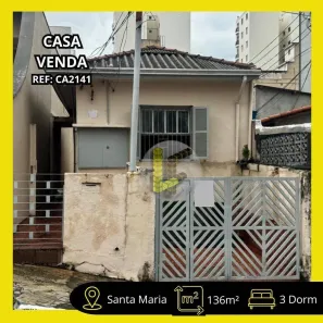 Casa com 3 Quartos à venda, 136m² no Santa Maria, São Caetano do Sul
