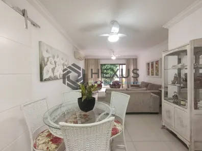 Apartamento com 3 Quartos para alugar, 122m² no Enseada, Guarujá