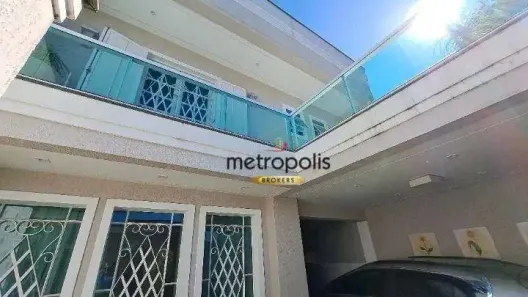 Sobrado com 4 Quartos à venda, 230m² no Vila Alzira, Santo André