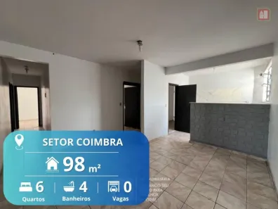 com 6 Quartos para alugar, 98m² no Setor Coimbra, Goiânia