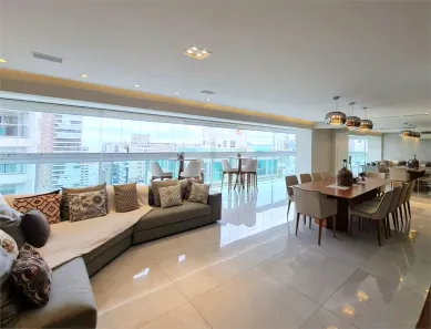 Apartamento com 3 Quartos para venda ou aluguel, 191m² no Gonzaga, Santos