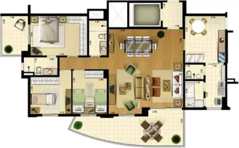 Apartamento com 3 Quartos à venda, 135m² no Consolação, São Paulo
