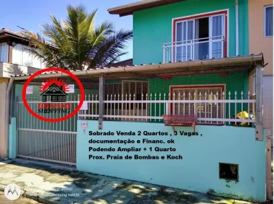 Sobrado com 2 Quartos à venda, 77m² no Bombas, Bombinhas