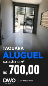 Galpão/Depósito/Armazém para alugar, 35m² no Taquara, Rio de Janeiro