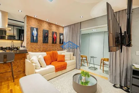 Flat com 1 Quarto à venda, 52m² no Sítio Tamboré Alphaville, Barueri