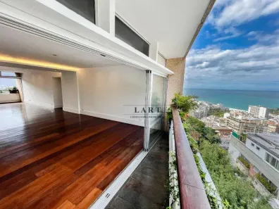 Apartamento com 3 Quartos para alugar, 209m² no Leblon, Rio de Janeiro