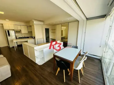 Apartamento com 1 Quarto para alugar, 50m² no Gonzaga, Santos