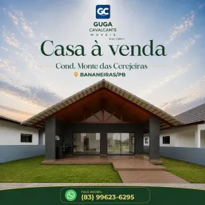 Casa de Condomínio com 4 Quartos à venda, 170m² no , Bananeiras