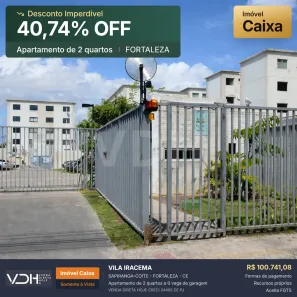 Apartamento com 2 Quartos à venda, 44m² no Sapiranga-Coité, Fortaleza