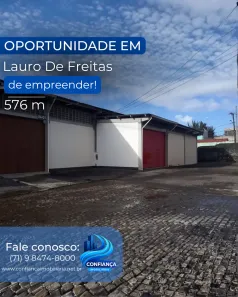 Galpão/Depósito/Armazém para alugar, 576m² no Itinga, Lauro de Freitas