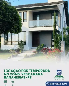 Casa de Condomínio com 4 Quartos para alugar, 300m² no Maia, Bananeiras