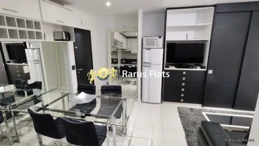 Flat com 1 Quarto para alugar, 50m² no Cerqueira César, São Paulo