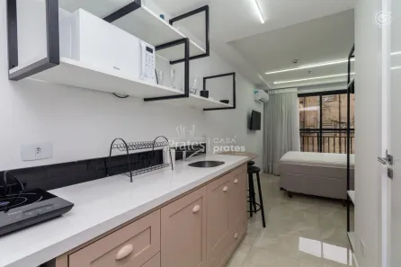 Apartamento com 1 Quarto para alugar, 20m² no Centro, Curitiba