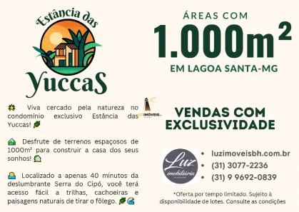 Lote/Terreno à venda, 1000m² no Palmital II, Lagoa Santa