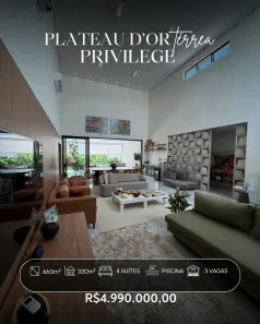 Casa de Condomínio com 4 Quartos à venda, 330m² no Jardins Itália, Goiânia