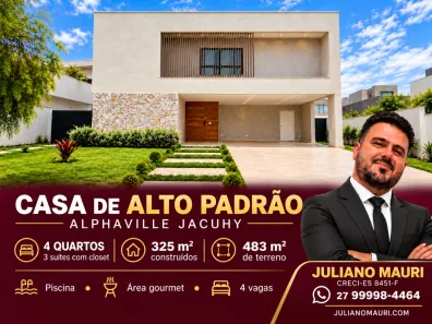 Casa de Condomínio com 4 Quartos à venda, 325m² no Jacuhy, Serra
