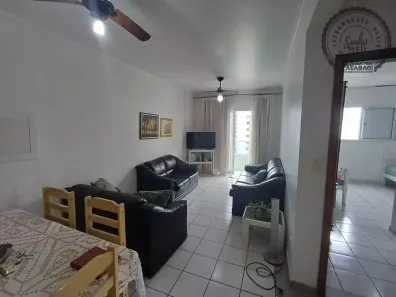 Apartamento com 1 Quarto para alugar, 67m² no Guilhermina, Praia Grande