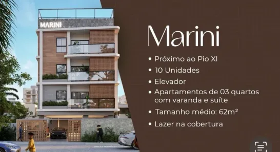 Apartamento com 3 Quartos à venda, 62m² no Bessa, João Pessoa