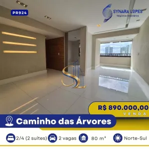 Apartamento com 2 Quartos à venda, 80m² no Caminho das Árvores, Salvador