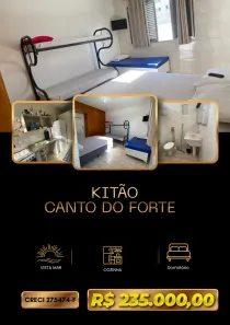 Kitnet com 1 Quarto à venda, 30m² no Canto do Forte, Praia Grande