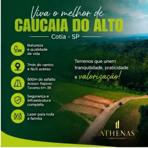 Lote/Terreno à venda, 500m² no Jardim São Luiz (Caucaia do Alto), Cotia