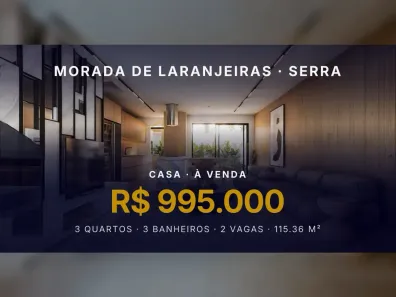 Casa com 3 Quartos à venda, 115m² no Morada de Laranjeiras, Serra