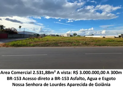 Lote/Terreno à venda, 2531m² no Vila Nossa Senhora de Lourdes, Aparecida de Goiânia