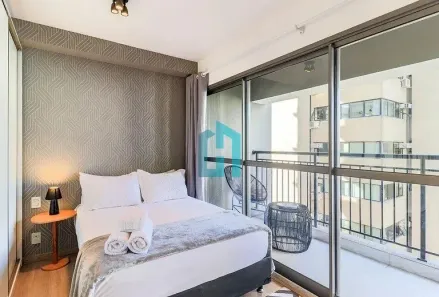Apartamento com 1 Quarto à venda, 25m² no Indianópolis, São Paulo