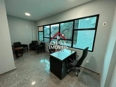 Sala Comercial para alugar, 75m² no Centro, Santos