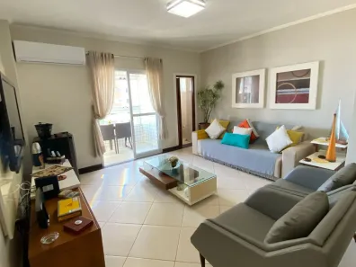 Apartamento com 3 Quartos para alugar, 128m² no Guilhermina, Praia Grande