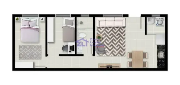 Apartamento com 2 Quartos à venda, 44m² no Chácara Belenzinho, São Paulo